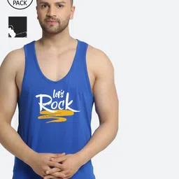 Friskers Men Pack Of 2 Printed Pure Cotton Innerwear Vests-picture-22