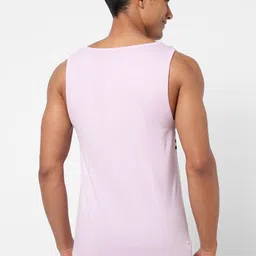 Ajile by Pantaloons Striped Cotton Innerwear Basic Vest image 3