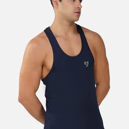 SG Round Neck Sleeveless Gym Vests image 3