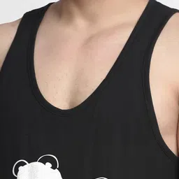 Friskers Men Pack Of 2 Printed Pure Cotton Innerwear Vests image 3