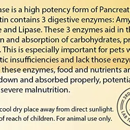CK Formulations | Pancretase Digestive Enzymes | 10X Pancreatin | Pancreatic Enzyme | Great for Pets with EPI image 3