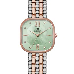 Carlton London Women Dial & Stainless Steel Straps Analogue Watch CLSSCLGRN-picture-14