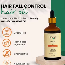 The Herbal Story Hair Fall Control Oil For Nourishes Scalp With Sesame-30ml image 2