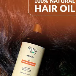 The Herbal Story Hair Fall Control Oil For Nourishes Scalp With Sesame-30ml image 5