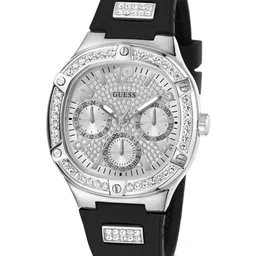 GUESS Women Embellished Dial & Regular Straps Analogue Multi Function Watch GW0619L1 image 2