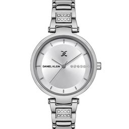 Daniel Klein Premium Women Silver Dial Bracelet Straps Analogue Watch DK.1.13206-1-picture-1