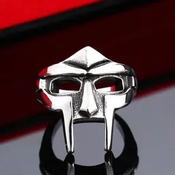 the men thing DOOM MASK - Pure Titanium Stainless Steel Ring Jewellery for Men (Size - 21) image 4