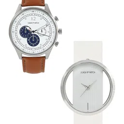 JOKER & WITCH Flora & Fauna Couple Watch Gift Set JWCW345 image 1