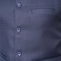 BAESD Mandarin Collar Woven Nehru Jacket image 4