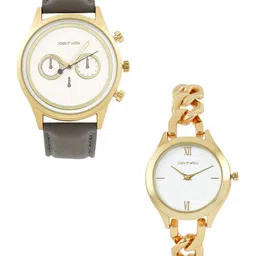 JOKER & WITCH Leonardo & Gigi Analogue Couple Watch Gift Set JWCW231 image 1