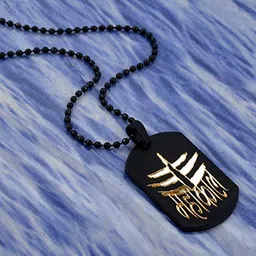 cresha Religious Shiva Shankar Bholenath Mahadeva Black Pendant for Men Women. image 4