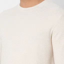 Mufti Men Beige Pullover image 3