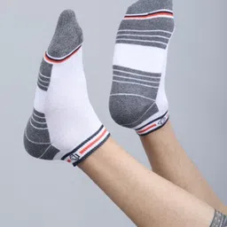 Dollar Socks Men Pack of 5 Cotton Ankle Length Socks image 5