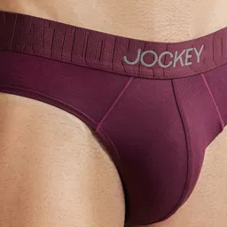 Jockey Men Ribbed Ultrasoft Basic Briefs IC31-0101-WINTG image 4