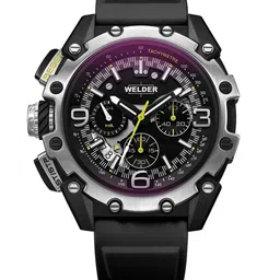 WELDER Men Brass Dial & Straps Analogue Chronograph Watch WWRR1000-picture-12
