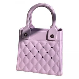 3xBeach Tote Bag Handbag Waterproof Easy to Clean Holes Pouch Summer Beach Bag Purple Clothing, Shoes & Accessories Womens Handbags & Bags image 1