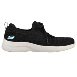 SKECHERS Women Dynamite 2 Black Casual Lace Up Sneakers image 1
