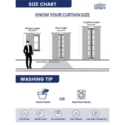 Urban Space Blackout Curtain for Window 5 ft with Eyelets and Tieback 1 Piece-Grey image 5