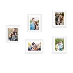 Art Street Set of 5 White Wall Photo Frames image 2