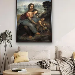 The Art House Brown Child Art With St Canvas Wall Painting image 1