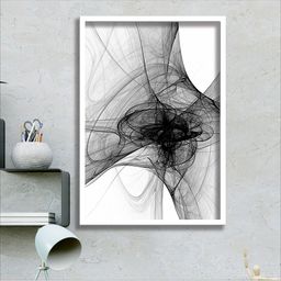 SAF White & Black Modern Art Digital Reprint Wall Art Premium Modern Art Digital Reprint-picture-15