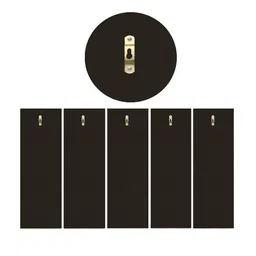 999Store Set Of 5 Brown & Yellow Old Retro Car Wall Painting image 4