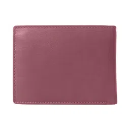 Kara Men Maroon Two Fold Leather Wallet image 5