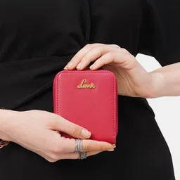 Lavie  Rally Pro Fuschia Zipper Around Wallet image 2