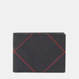 SPYKAR Men Black Leather Two Fold Wallet image 5