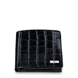 URBAN FOREST Men Textured Leather Two Fold Wallet image 3