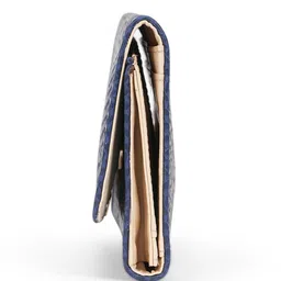 Lavie Women Abstract Textured Three Fold Wallet image 4