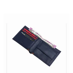 THE MESSY CORNER Men Solid Two Fold Wallet image 5