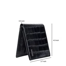 URBAN FOREST Men Textured Leather Two Fold Wallet image 2