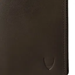 Hidesign Men Brown Solid Three Fold Leather Wallet image 5
