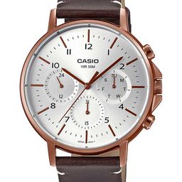 CASIO Men Silver-Toned Analogue Watch A1850 MTP-E321RL-5AVDF-picture-26