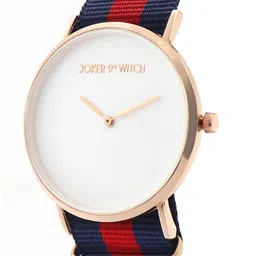 JOKER & WITCH Unisex White & Red Analogue Watch AMWW291 image 2