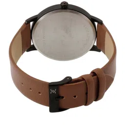 Daniel Klein Men White Dial & Brown Leather Straps Analogue Watch image 4