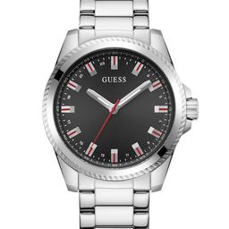 GUESS Men Textured Dial & Stainless Steel Bracelet Style Straps Analogue Watch GW0718G1-picture-33