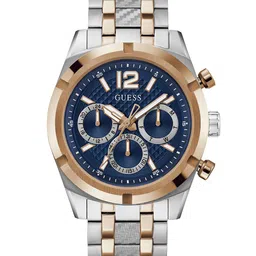 GUESS Men Textured Dial & Stainless Steel Bracelet Style Straps Analogue Watch GW0714G3-picture-35