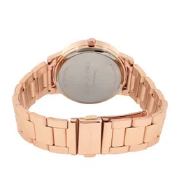 JOKER & WITCH Women Rose Gold Toned Straps Analogue Watch Gift Set-JWLT684 image 4