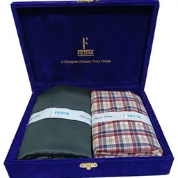 fetiya Shirt & Trouser Fabric in velveta Box Packing (Shirt-2.35 m, Pant-1.25 m) image 3
