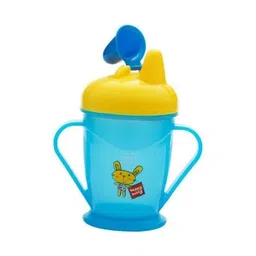 Mee Mee Easy Grip Sipper Cup with Twin Handle (180 ml, Blue) image 2