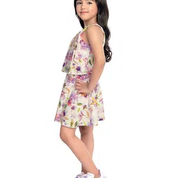Tiny Kingdom Girls Printed Top with Skirt image 5