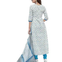 MIRAAN Printed Pure Cotton Unstitched Dress Material image 4