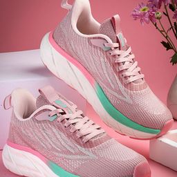 Action Women Mesh Running Lace-Ups Non-Marking Shoes-picture-2