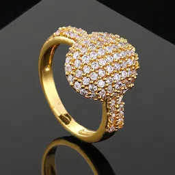 Estele Gold Plated CZ-studded Finger Ring-picture-21