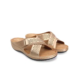 XE Looks Women Beige Open Toe Laser Cuts Flats-picture-39