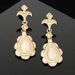 Estele Geometric Gold-Plated Drop Earrings-picture-18