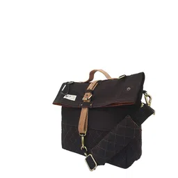 The House of Tara Unisex Black Messenger Bag image 5