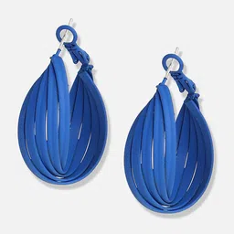 Sangria Silver Plated Hoop Earrings image 2